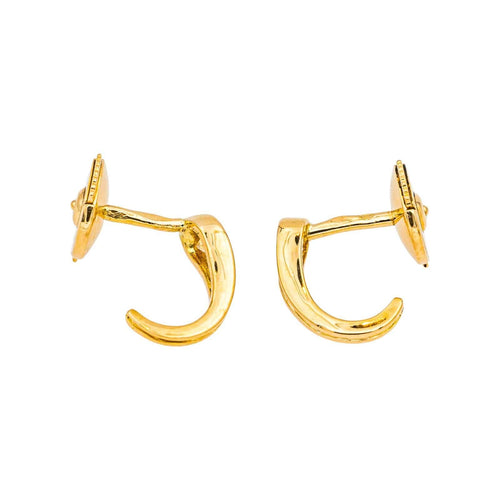Boucles d'oreilles Boucles d'oreilles Puces Or jaune Diamant 58 Facettes 4830441CN