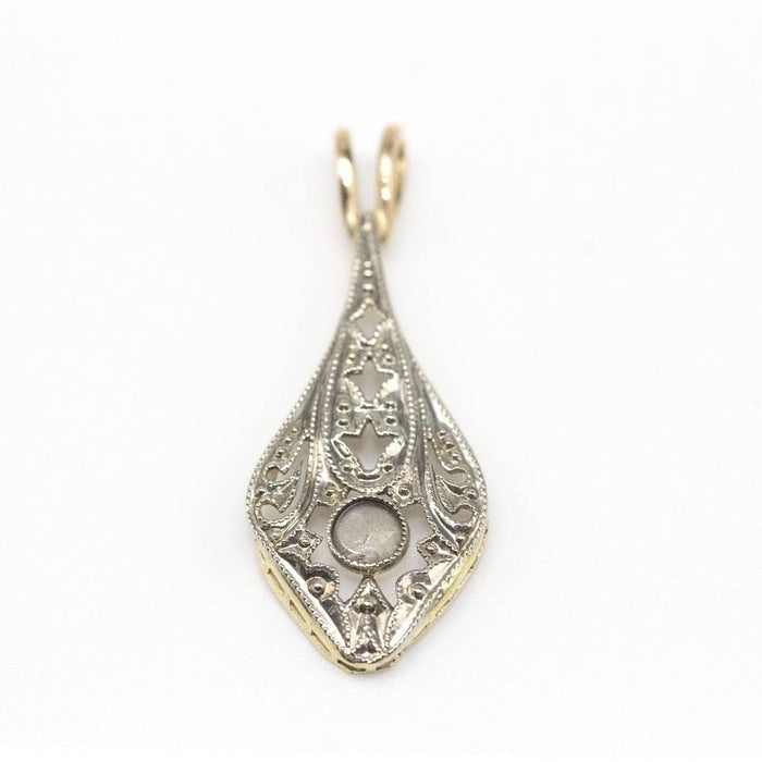 Pendentif Pendentif vintage en or et platine 58 Facettes D362745JC