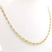 Collier Collier grain de café or jaune 58 Facettes