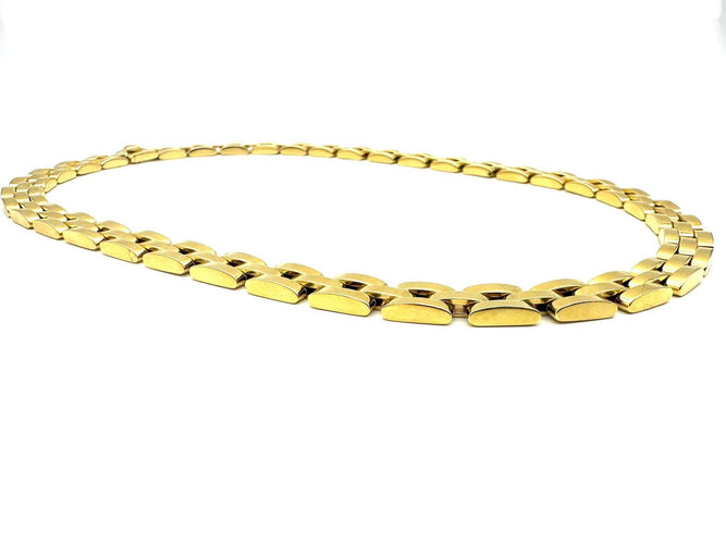 Collier CARTIER. Collection "Panthère", collier en or jaune 18K (Full Set) 58 Facettes