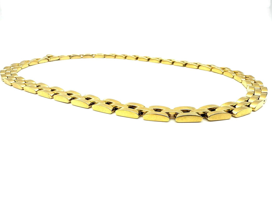 Collier CARTIER. Collection "Panthère", collier en or jaune 18K (Full Set) 58 Facettes