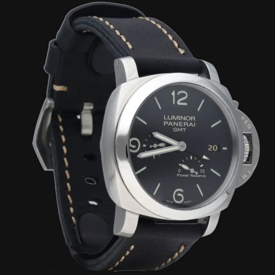 Montre Panerai Montre Luminor 1950 Gmt Réserve De Marche 3 Jours 58 Facettes MT40790