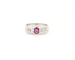 Bague Bague rubis et diamants en or blanc 58 Facettes