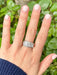 Bague 52 Bague en platine et diamants vers 1940 58 Facettes