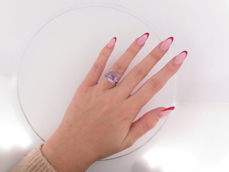 MAUBOUSSIN Ring „Mund der Liebe“ aus Weißgold mit Amethyst und Diamanten