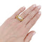 Bague 53 Bague or jaune, diamants. 58 Facettes 34007