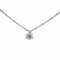 Collier Collier Solitaire Or blanc Diamant 58 Facettes 2609057CN