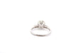 Bague 52 Solitaire platine diamants 58 Facettes 26145