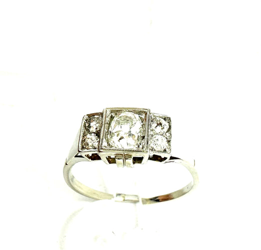 Bague 59 Anello con Diamanti 58 Facettes