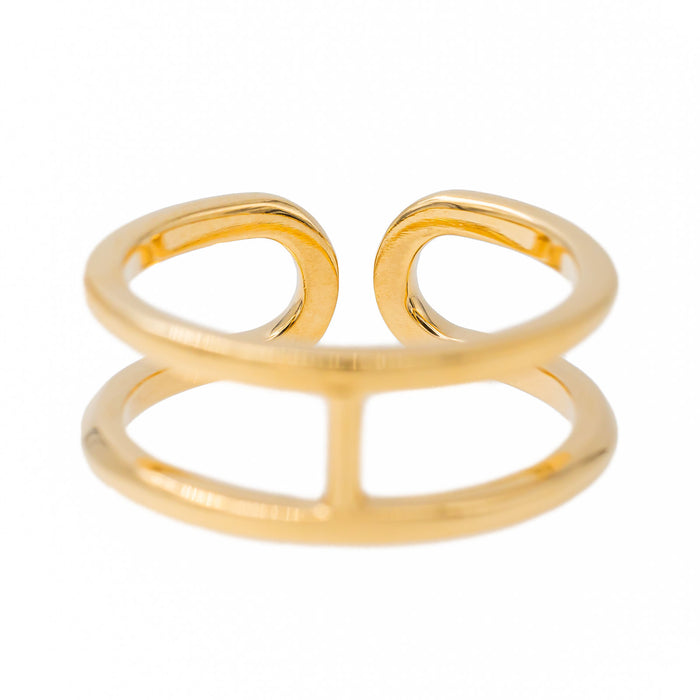 Anillo Hermès Ever Chaîne d'Ancre oro amarillo