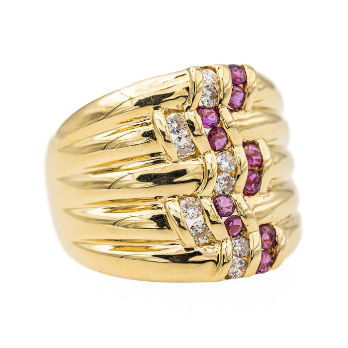 Bague 54 Bague Or jaune Rubis 58 Facettes 2975520CN