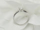 Bague 54 Solitaire en or blanc et diamant rond de 0,52 ct 58 Facettes 24474