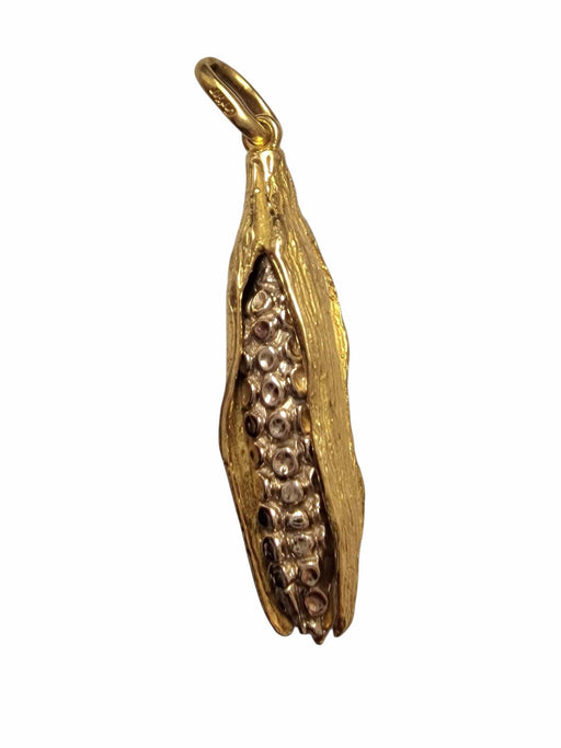 Pendant Cartier - Pendant corn ear in 18k white and yellow gold 58 Facettes