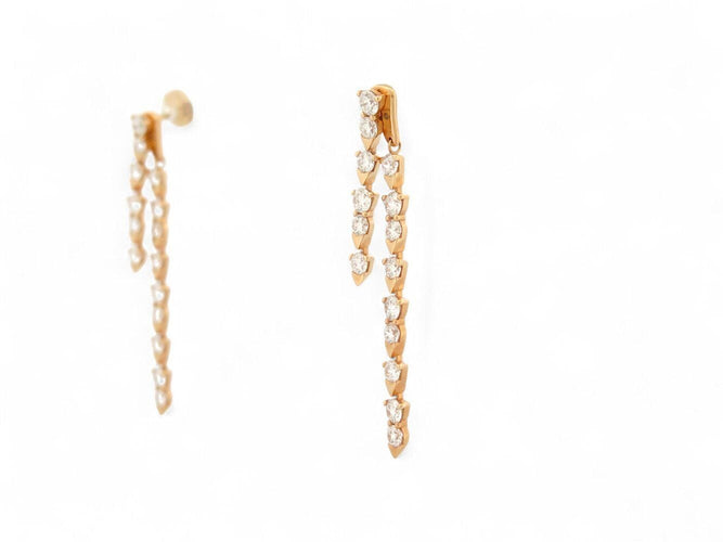 Boucles d'oreilles boucles d'oreilles PIAGET g38r3100 2.78cts or & 30 diamants s 58 Facettes 271083
