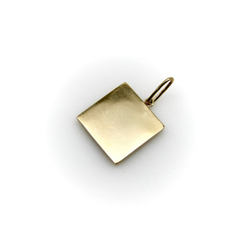 Pendentif Pendentif ou breloque en or jaune style lingot de style néo-égyptien 58 Facettes