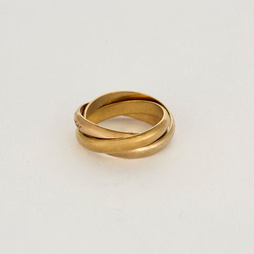 Bague 57 CARTIER - Trinity - Bague Muste de Cartier trois ors 58 Facettes CAN11553