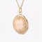 Pendentif Médaillon ancien en or rose ciselée 58 Facettes 25-101