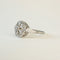 Bague 54 Ancienne bague or gris et diamants 58 Facettes INV037