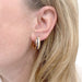 Boucles d'oreilles Créoles Boucheron, "Quatre Classique", trois ors, diamants, pvd marron. 58 Facettes 33960