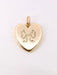 Pendentif porte photo coeur Art Nouveau or jaune diamants taille rose 58 Facettes 1053.4