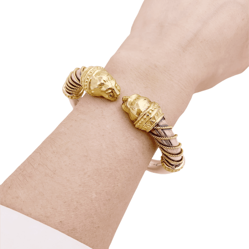 Bracelet Bracelet Zolotas "Heritage" or jaune, argent. 58 Facettes 34478