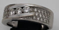Hvitt gull og diamantring
