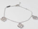 Bracelet Bracelet Poiray Coeur Entrelacé en or blanc 58 Facettes 32973