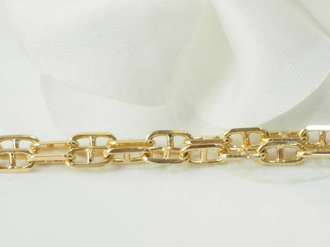 Collier Collier maille marine en or jaune 58 Facettes 33380