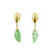 Boucles d'oreilles Boucles d'oreilles en jade et diamant 58 Facettes 37433