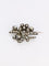 Broche Broche Ancienne Or Argent Diamants Taillés en Rose 58 Facettes 273