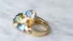 Bague 54 BVLGARI - Bague Astrale or jaune, pierres fines et diamants 58 Facettes