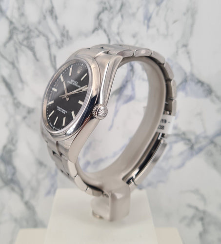 Montre Rolex - Montre Oyster Perpetual 39 Black 58 Facettes 114300-2-1