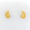 Boucles d'oreilles Boucles d'oreilles feuille en Or jaune 18 carats 58 Facettes 32681