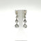 Boucles d'oreilles Boucles d'oreilles dormeuse or jaune, platine et diamants 58 Facettes Z15B51577