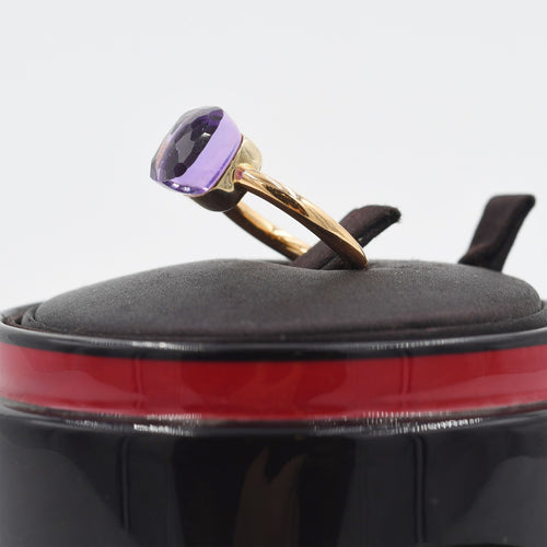 Bague 53 POMELLATO - Bague NUDO en or rose avec topaze 58 Facettes