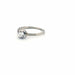 Bague 54 Solitaire Or Blanc Diamant 58 Facettes 1-GS30938-1