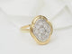 Bague 53 Bague vintage en or jaune et diamants 58 Facettes 33224