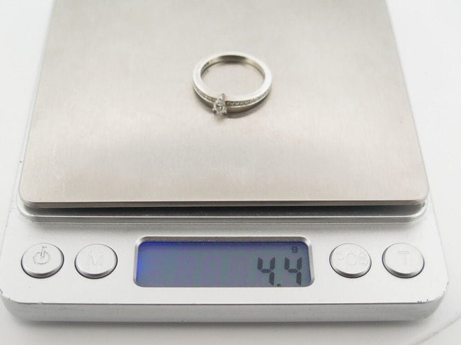 Bague 54 bague CHAUMET triomphe josephine eclat d'eternite platine 58 Facettes 259901