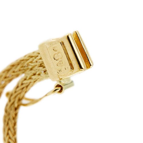 波浪形黄金手链 