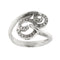 Bague Bague spirale avec diamants 58 Facettes 16182