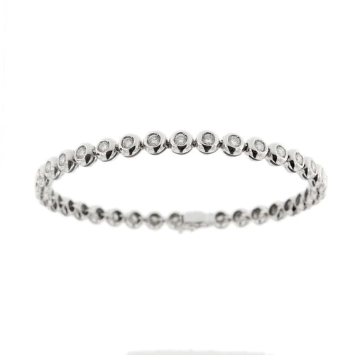 Bracelet Bracelet tennis Or blanc Diamants 58 Facettes 8868