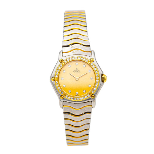 Montre Ebel Montre  Acier, Or jaune Diamant 58 Facettes 3861638RV