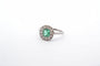Bague Bague 1920 Platine Emeraude 58 Facettes 25077