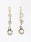 Boucles d'oreilles Dormeuses diamants taille rose or jaune 58 Facettes 1140.5
