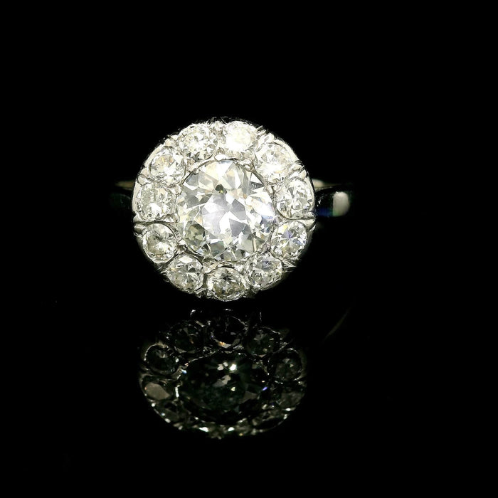 Bague 52 Bague ancienne en diamants 58 Facettes