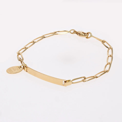 Bracelet Bracelet gourmette bébé à graver 58 Facettes 24-330A