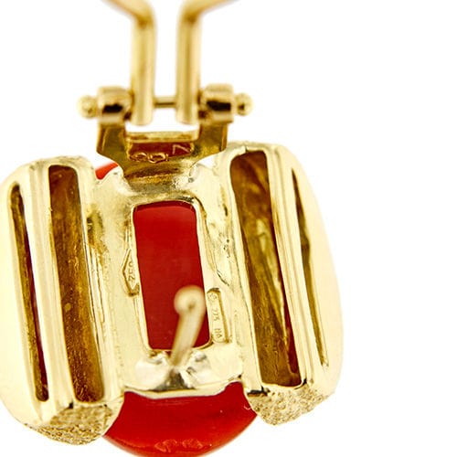 Boucles d'oreilles Boucles d'oreilles en corail 58 Facettes 36791