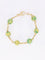 Collier Bracelet chaine or jaune perles de Murano 58 Facettes 1CA0000004/1