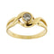 Bague 55 Bague solitaire en or jaune avec diamant de 0,20 ct 58 Facettes 38268