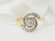 Bague 54.5 Bague tourbillon en or bicolore et diamants 58 Facettes 33317